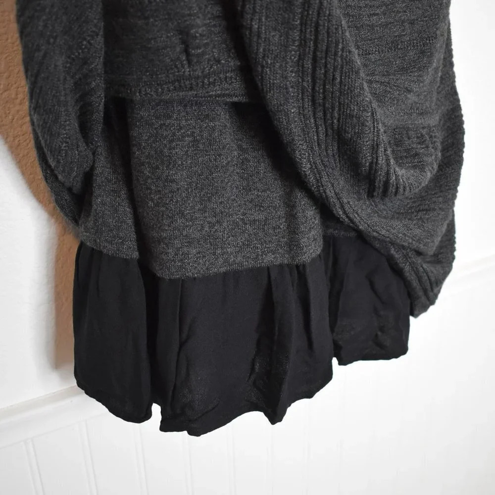 American Eagle Dress Knit Mini Sz M Pullover Minimalist Neutral Preppy - Picture 7 of 16